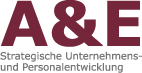 A&E AG: Logo der Firma fr Unternehmens- und Personalentwicklung